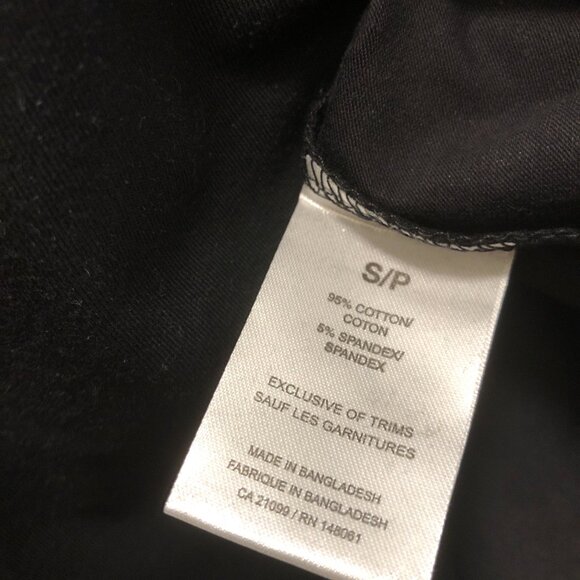 NWT Ardene 10-pack bundle of black cotton crew neck long sleeve shirts - Size S - Picture 5 of 5